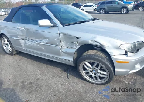 2004 BMW 330Ci из США, поврежденный, VIN WBABW53434PL44905